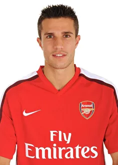 Robin van Persie at Arsenal's Emirates Stadium, London, 2009