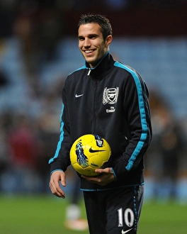 Aston Villa V Arsenal 2011-12 Prints: Robin van Persie: Aston Villa vs. Arsenal, Premier League, 2011-12