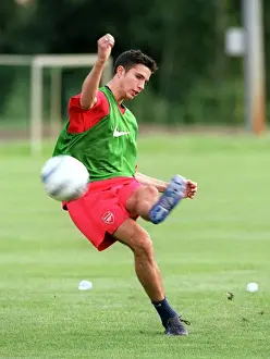 Robin van Persie: Focused Training at Arsenal Football Club, Austria 2004