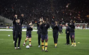 Robin van Persie and Kolo Toure