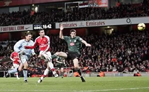 Images Dated 3rd January 2009: Robin van Persie scores his 2nd goal Arsenals 3rd