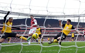 Robin van Persie Scores Brilliant Goal Past Martin Olsson and Scott Dann in Arsenal's Victory over Blackburn Rovers
