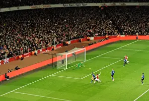 Arsenal V Manchester United 2011-12 Prints: Robin van Persie Scores the Dramatic Winner: Arsenal vs