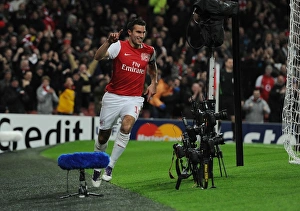 Robin van Persie Scores First Goal: Arsenal vs. Borussia Dortmund, UEFA Champions League 2011-12