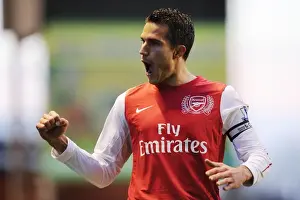 Wolverhampton Wanderers V Arsenal 2011-12 Prints: Robin van Persie Scores First Goal for Arsenal Against Wolverhampton Wanderers