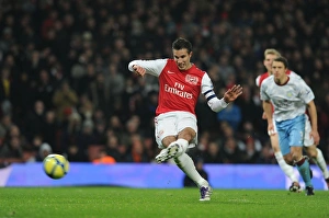 Arsenal V Aston Villa - FA Cup 2011-12 Prints: Robin van Persie Scores Stunner: Arsenal vs. Aston Villa, FA Cup 2012