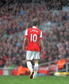 Arsenal V Wolverhampton Wanderers 2010-11 Prints: Robin van Persie Scores Twice: Arsenal 2-0 Wolverhampton Wanderers