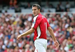 Robin van Persie Scores the Winner: Arsenal 1-0 West Bromwich Albion, FA Premier League, 2008
