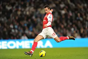 Manchester City V Arsenal 2011-12 Prints: Robin van Persie: The Showdown at Etihad Stadium - Manchester City vs