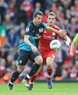 Robin van Persie Surges Past Jordan Henderson: Liverpool vs Arsenal, Premier League 2011-12