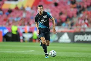 Benfica V Arsenal 2011-12 Prints: Robin van Persie vs Benfica: Arsenal's Pre-Season Showdown in Lisbon, 2011