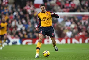 Middlesbrough V Arsenal 2008-09 Prints: Robin van Persie's Battle: Middlesbrough 1-1 Arsenal