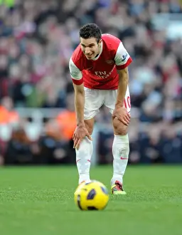 Arsenal V Wolverhampton Wanderers 2010-11 Prints: Robin van Persie's Brace: Arsenal 2-0 Wolverhampton Wanderers, Premier League