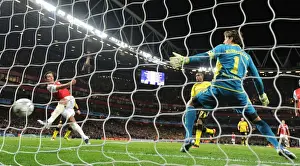 Arsenal V Borussia Dortmund 2011-12 Prints: Robin van Persie's Brace: Arsenal Lead Borussia Dortmund 2-0 in UEFA Champions League
