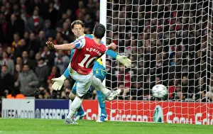 Arsenal V Borussia Dortmund 2011-12 Prints: Robin van Persie's Brace: Arsenal's 2-0 Victory Over Borussia Dortmund in the UEFA Champions League