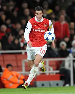 Arsenal V Partizan Belgrade 2010-11 Prints: Robin van Persie's Brace: Arsenal's 3-1 Victory Over Partizan Belgrade in UEFA Champions League (Group H)