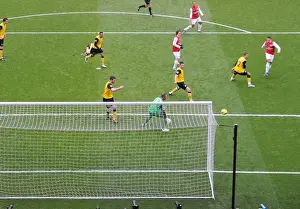 Arsenal V Blackburn Rovers 2011-12 Prints: Robin van Persie's Brace: Arsenal's Dominance Over Blackburn Rovers