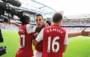 Chelsea V Arsenal 2011-12 Prints: Robin van Persie's Brace: Arsenal's Dominance Over Chelsea (2011-12)