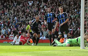 Arsenal V Stoke City 2011-2012 Prints: Robin van Persie's Brace: Arsenal's Triumph over Stoke City (3-1)