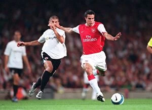 Arsenal v Sparta Prague 2007-08 Collection: Robin van Persie's Brace Leads Arsenal to 3-0 Victory over Sparta Prague in Champions League