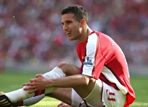 Arsenal V Stoke City 2008-09 Prints: Robin van Persie's Brilliant Performance: Arsenal's 4-1 Victory over Stoke City in the Premier League