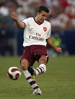 Salzburg V Arsenal 2007-08 Prints: Robin van Persie's Debut Goal: Arsenal 1-0 Salzburg (Pre-Season Friendly, 2007)