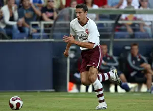 Salzburg V Arsenal 2007-08 Prints: Robin van Persie's Debut Goal: Arsenal's 1-0 Win Over Salzburg in Pre-Season Friendly