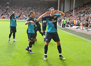 Liverpool V Arsenal 2011-12 Prints: Robin van Persie's Decisive Goal: Liverpool vs. Arsenal, Premier League 2011-2012