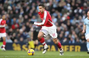 Manchester City V Arsenal 2008-09 Prints: Robin van Persie's Disappointing Night: Manchester City 3-0 Arsenal