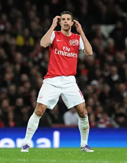 Arsenal V Wolverhampton Wanderers 2011-2012 Prints: Robin van Persie's Disappointment: Arsenal v Wolverhampton Wanderers