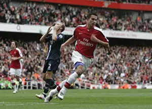 Arsenal V Blackburn Rovers 2009-10 Prints: Robin van Persie's Double: Arsenal's Dominant 6-2 Win Over Blackburn Rovers in the Premier League