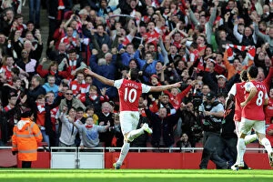 Images Dated 26th February 2012: Robin van Persie's Double: Arsenal's Victory Over Tottenham in the 2011-12 Premier League