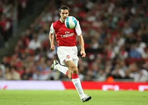 Arsenal V Sparta Prague 2007-08 Prints: Robin van Persie's Hat-Trick: Arsenal Crushes Sparta Prague 3-0 in Champions League