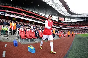 Arsenal V Wigan Athletic 2010-11 Prints: Robin van Persie's Hat-Trick: Arsenal's 3-0 Victory over Wigan Athletic in the Premier League