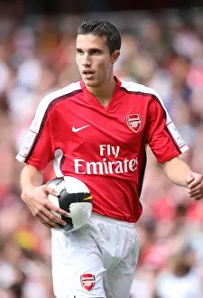 Arsenal V Real Madrid Prints: Robin van Persie's Historic Goal: Arsenal 1-0 Real Madrid, Emirates Cup 2008