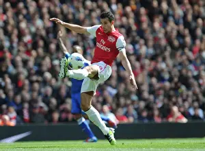 Robin van Persie's Intense Performance: Arsenal vs. Chelsea, Premier League 2011-12