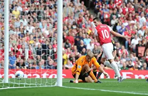 Arsenal V Bolton Wanderers 2011-12 Prints: Robin van Persie's Milestone Moment: Scoring His 100th Arsenal Goal Against Bolton Wanderers (2011-12)