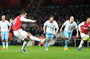 Arsenal V Aston Villa - FA Cup 2011-12 Prints: Robin van Persie's Penalty: Arsenal's FA Cup Victory over Aston Villa (2012)