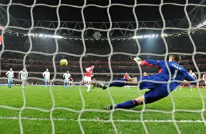 Arsenal V Aston Villa - FA Cup 2011-12 Prints: Robin van Persie's Penalty Seals Arsenal's FA Cup Victory over Aston Villa