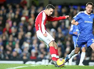 Chelsea V Arsenal 2008-09 Prints: Robin van Persie's Pressure-Cooker Goal: Arsenal's 1-2 Over Chelsea in the Premier League (November 2008)
