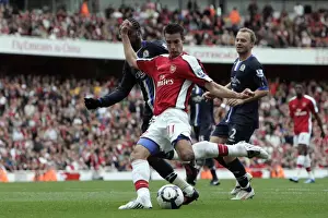 Arsenal V Blackburn Rovers 2009-10 Prints: Robin van Persie's Pressured Finish: Arsenal's Thrilling Second Goal vs
