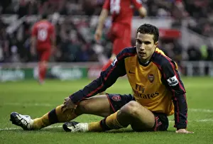 Robin van Persie's Stalemate at Middlesbrough: Arsenal's Star Striker Shines in a 1:1 Premier League Battle