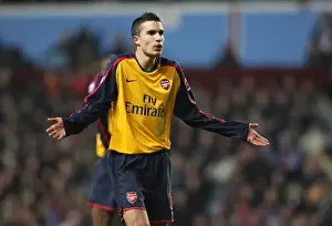 Robin van Persie's Stalemate at Villa Park: Arsenal vs. Aston Villa, Barclays Premier League, December 2008