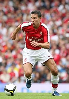 Images Dated 3rd August 2008: Robin van Persie's Strike: Arsenal's 1-0 Victory Over Real Madrid, Emirates Cup, 2008