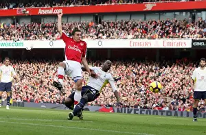 Arsenal V Tottenham 2009-10 Prints: Robin van Persie's Stunner: Arsenal's 3-0 Victory Over Tottenham, 2009