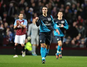Aston Villa V Arsenal 2011-12 Prints: Robin van Persie's Stunner: Arsenal's First Goal vs
