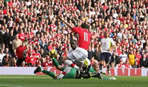 Arsenal V Tottenham 2009-10 Prints: Robin van Persie's Stunning Goal: Arsenal's 3-0 Victory over Tottenham Hotspur