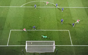Arsenal V Manchester United 2011-12 Prints: Robin van Persie's Stunning Goal Past Jonny Evans: Arsenal vs Manchester United
