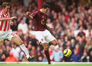 Arsenal V Sunderland 2005-6 Prints: Robin van Persie's Thrilling Debut Goal: Arsenal 3-1 Sunderland