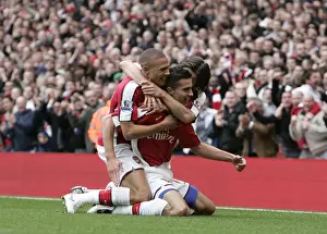Arsenal V Birmingham City 2009-10 Prints: Robin van Persie's Thrilling Goal: Arsenal's 1st against Birmingham (3:1)